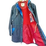 Burton DryRide Hooded Raincoat Windbreaker Navy Blue Size Small Anorak Jacket Photo 5