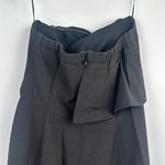 Endless Rose  Women’s Black Strapless Asymmetrical Ruffle Mini Dress Size XS Photo 5