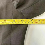 Banana Republic Tailored All-Season Polished Wool Blazer Dark Brown Stretch 10 Photo 7