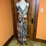 Lani boho plunging earthy maxi dress Size M Photo 7