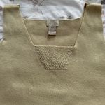 Sigrid Olsen Sport Gold Knitted Square Neck Tank Top, size M Petite Photo 6