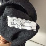 Rag and Bone T-Shirt Womens Black Crew Slub Modal Cap Sleeve Baby Tee Basic Staple Photo 3