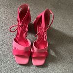 Gianni Bini New GB Late-Nite Colorblock Suede Ankle Tie Dress Sandals Photo 1