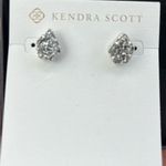 Kendra Scott Silver drusy Tessa Stud Earrings Photo 0