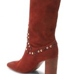 Free People Dakota Studded Suede Western Boot in Ginger Snap Size 6 NEW Photo 3