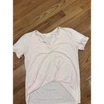 Nation Ltd Nation Los Angeles Peach 100% Pima Cotton Twist Hem Cuff Sleeve T-Shirt XS Photo 2