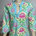 The Cat's Pajamas Floral Colorful Night Shirt Gown Women’s Size Extra Small XS Photo 1