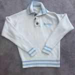 Madhappy  Alumni Knit Collared Preppy Cream Rugby Sweater New XS Photo 2