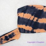 NEW Free People Martha Rey Harper‎ tie dye bikini top, size M Black Size M Photo 3