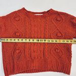 Sugar Moon Sweater Size XS Color Terracotta Pullover Cropped Sweater Photo 1