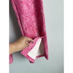 Urban Outfitters Women’s Pink Vivica Snakeskin Flared Faux Suede Pants Size 10 Photo 7