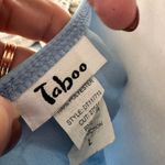Taboo Vintage Y2K “” Blue Floral Glitter Dress Photo 6