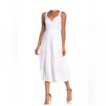 Vince  pleated White Elegant Dress jumpsuits Photo 1