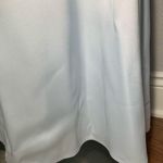 LPA  Shirred Cross Front Gown Blue Maxi Dress Size Small Front Slit Ruched Sz S Photo 13