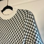 Abercrombie & Fitch Checkered Knit Sweater Mini Dress Photo 3