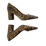 Abound  Audry Beige Leopard Print Block Heel Pointed Toe Pumps Size 6.5 Photo 2