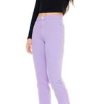 KANCAN Zandria Ultra High Rise 90's Straight Leg Denim Jeans Lavender NWT 10 30W Purple Size 30 Photo 0