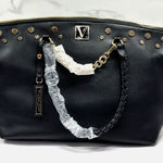Victoria's Secret Victoria’s Secret black and gold Studded Handbag. Photo 0