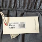 Johnny Was Wide Leg Pants NWT Womens Plus Size 2X Jade Black Shimmer Evening Photo 3