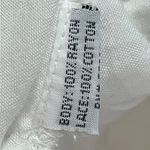 Raviya White Sleeveless V Neck Cami Camisole Tiered Mini A Line Tank Sundress L Size L Photo 3