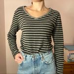 Tommy Hilfiger Black & Grey 90’s Style Long Sleeve Photo 7