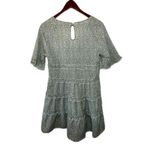 Princess Polly  Size 4 Candice‎ Sage Green Ruffle Short Sleeve Mini Dress Photo 7