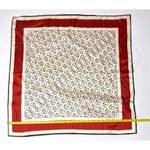 SM Kent Vintage 60s/70s Avon Presidents Club Western Branding Style Square Scarf Red Photo 4