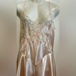 Victoria's Secret Vintage  Satin Chemise with Lace in Soft Pink Photo 4
