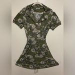 Zeagoo  Collared Short Sleeve Button Up Knee Length MIDI Dress Photo 0