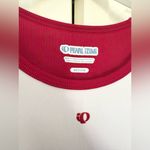 Pearl Izumi Red and White Cycling Shirt Activewear Dri-Fit Top Size Medium Photo 2