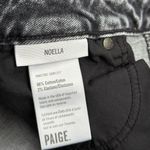 Paige Noella O-Ring Exposed Zipper Straight Leg Jeans | Acid Wash Black | 27 Photo 7