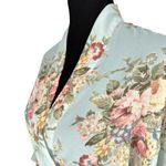 Victoria's Secret | Small | VINTAGE Gold Tag Seafoam Floral Robe Kimono Cover-Up Photo 8