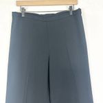 Max Mara  Wide Leg Trouser Pants Size 10 Black Triacetate Quiet Luxury Career Photo 2