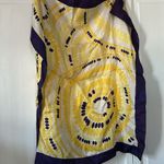 Vintage Yellow and Purple Tie Photo 2