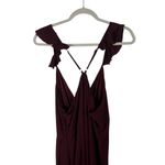 Showpo Trust Nobody Maxi Dress Wine Red Wedding Guest NEW Womens UK 18 US 14 Photo 8
