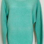 Kimchi Blue Mint Metallic Sparkle Lambswool Sweater Photo 0