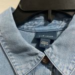 J.Jill  Denim Button Down Tunic Long Sleeve Denim Dress Photo 3