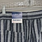 Old Navy NWT High Waisted Striped Wide Leg Linen Cotton Pants - Size XL Photo 5