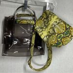 Vimoda Clear Transparent Crossbody Purse with Inner Animal Print Pouch Photo 0