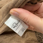 Rails  Tan Animal Print Bomber Jacket Lightweight Coat Womens M Brown Leopard Photo 6