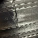 Coach Vintage Y2K Hampton Black Leather Contrast Stitch Turnlock Bifold Wallet Photo 10