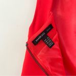 Mango  Suit Bright Red Sleeveless Mini Dress Size XXS Photo 4