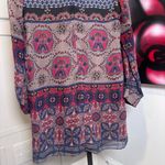 Forever 21  Bohemian Long Multicolor Sleeve Tunic Dress Size Small Photo 10