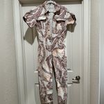 Free People We The Free Marci Printed Paisley Coverall Jumpsuit Photo 5