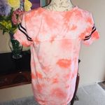 Cactime Peach Summer Short Sleeve Blouse Pink Photo 7