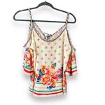 Flying Tomato boho summer floral cold shoulder cutouts top Photo 3