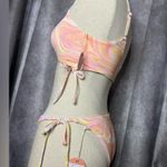 NEW B Swim Bikini Set Crop Side Tie Bottoms Photo 6