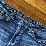 Rock Revival RARE!  “Amberlight” Women's Distressed Blue Boot Cut Jeans, Sz 29 Photo 2