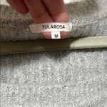 Tularosa Gray Ribbed Crew Neck Sweater Photo 1