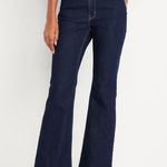 Old Navy High Rise Wow Flare Jeans Dark Wash High Waist Jeans Flared Size 8 Photo 0